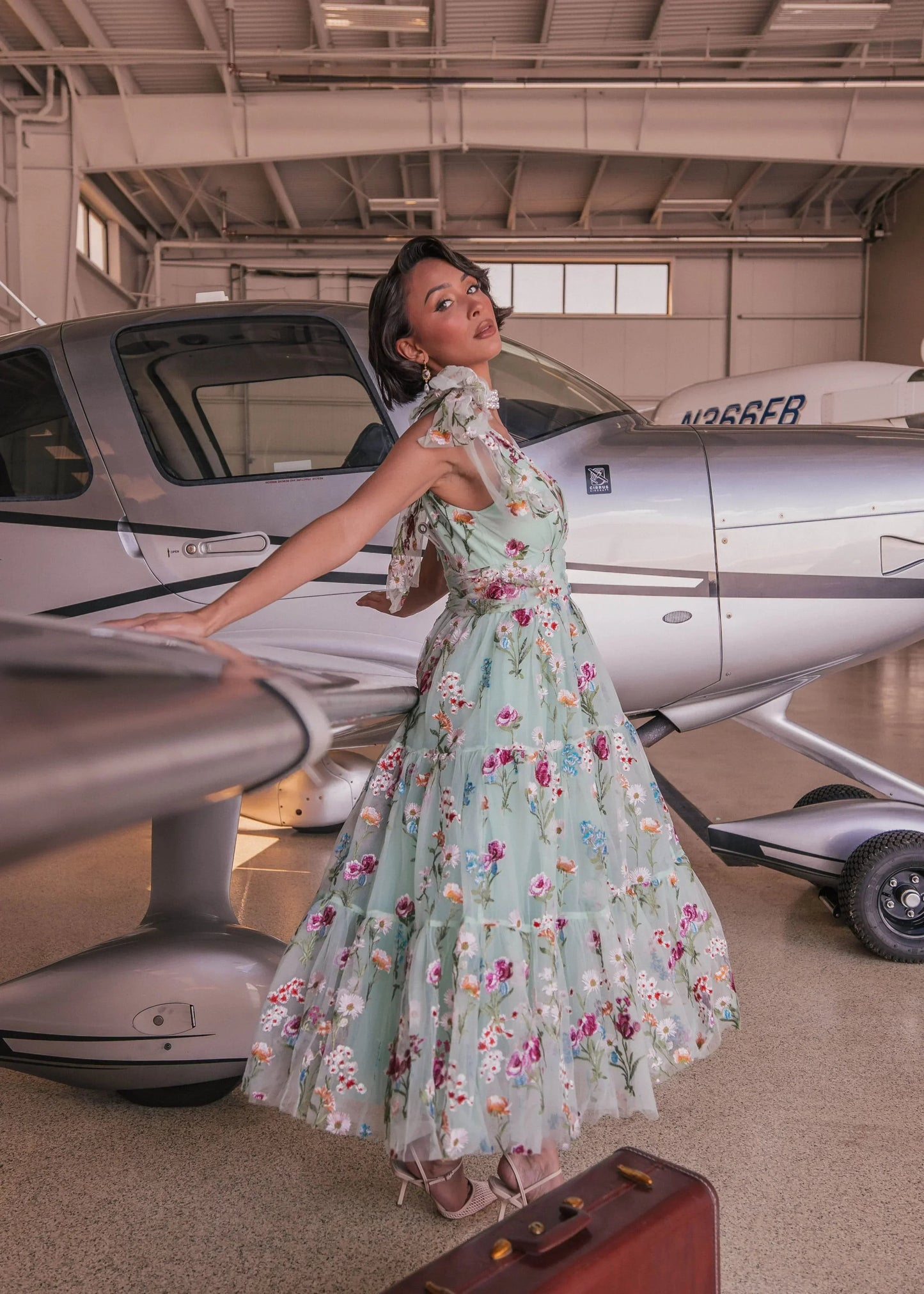 Margaret Midi Dress Green