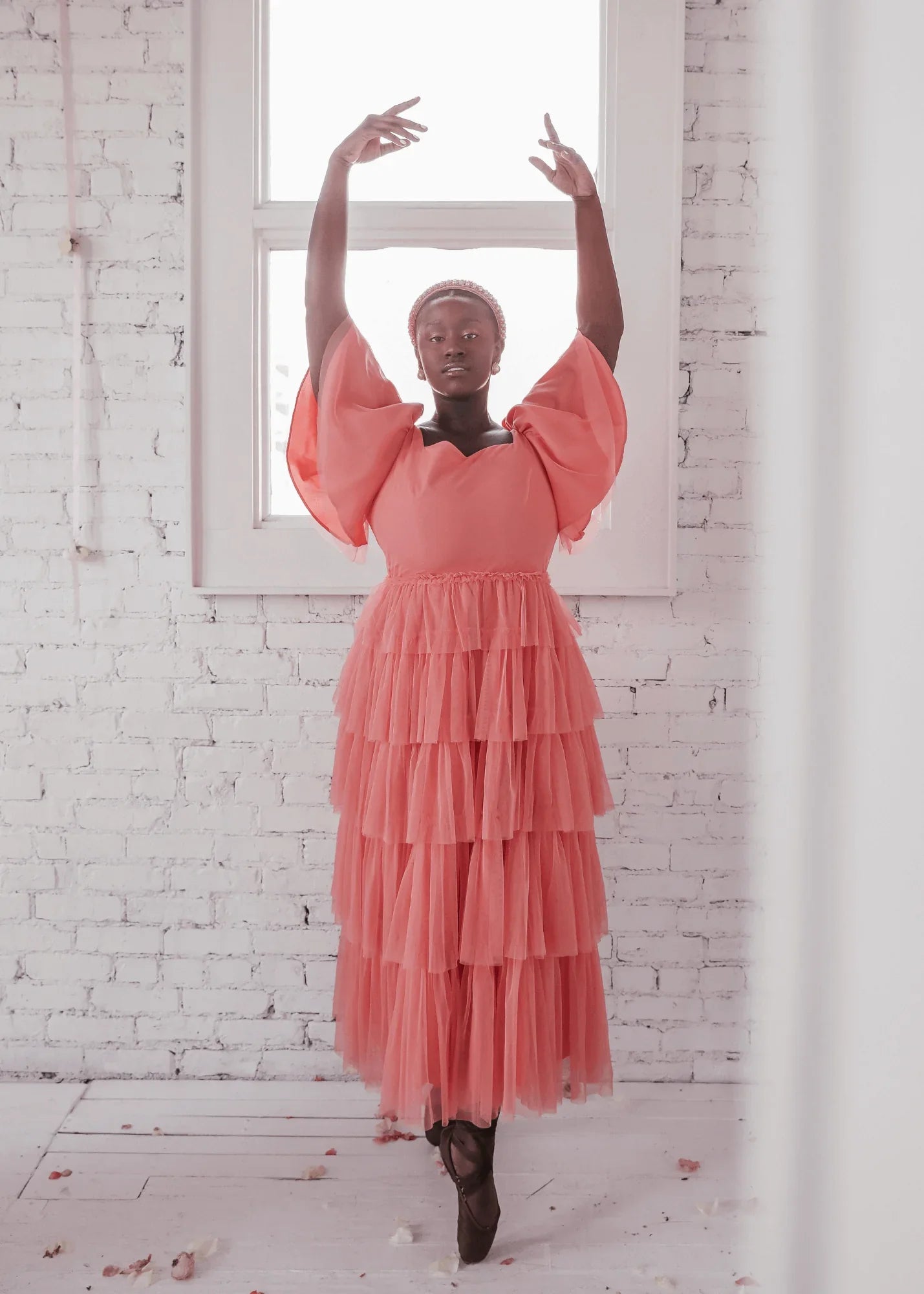 Allegro Dress - Coral