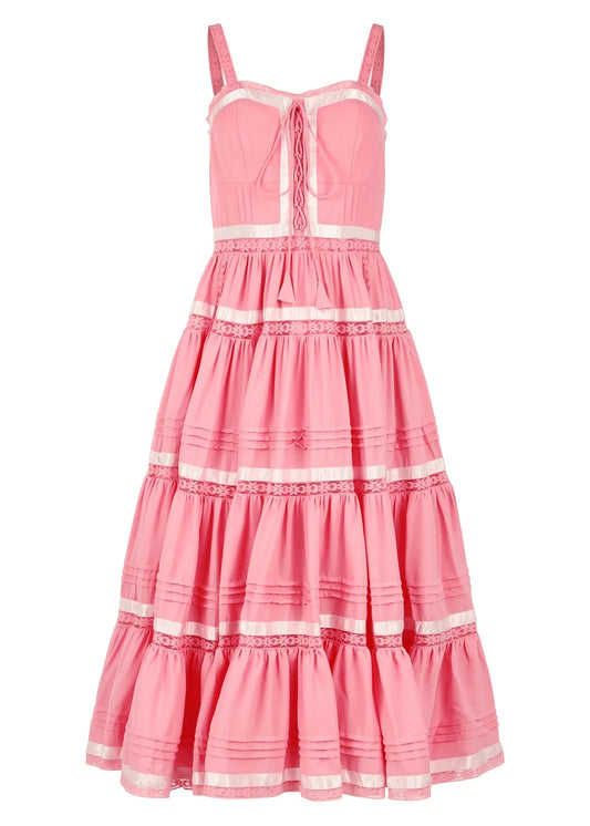 Delores Dress in Pink
