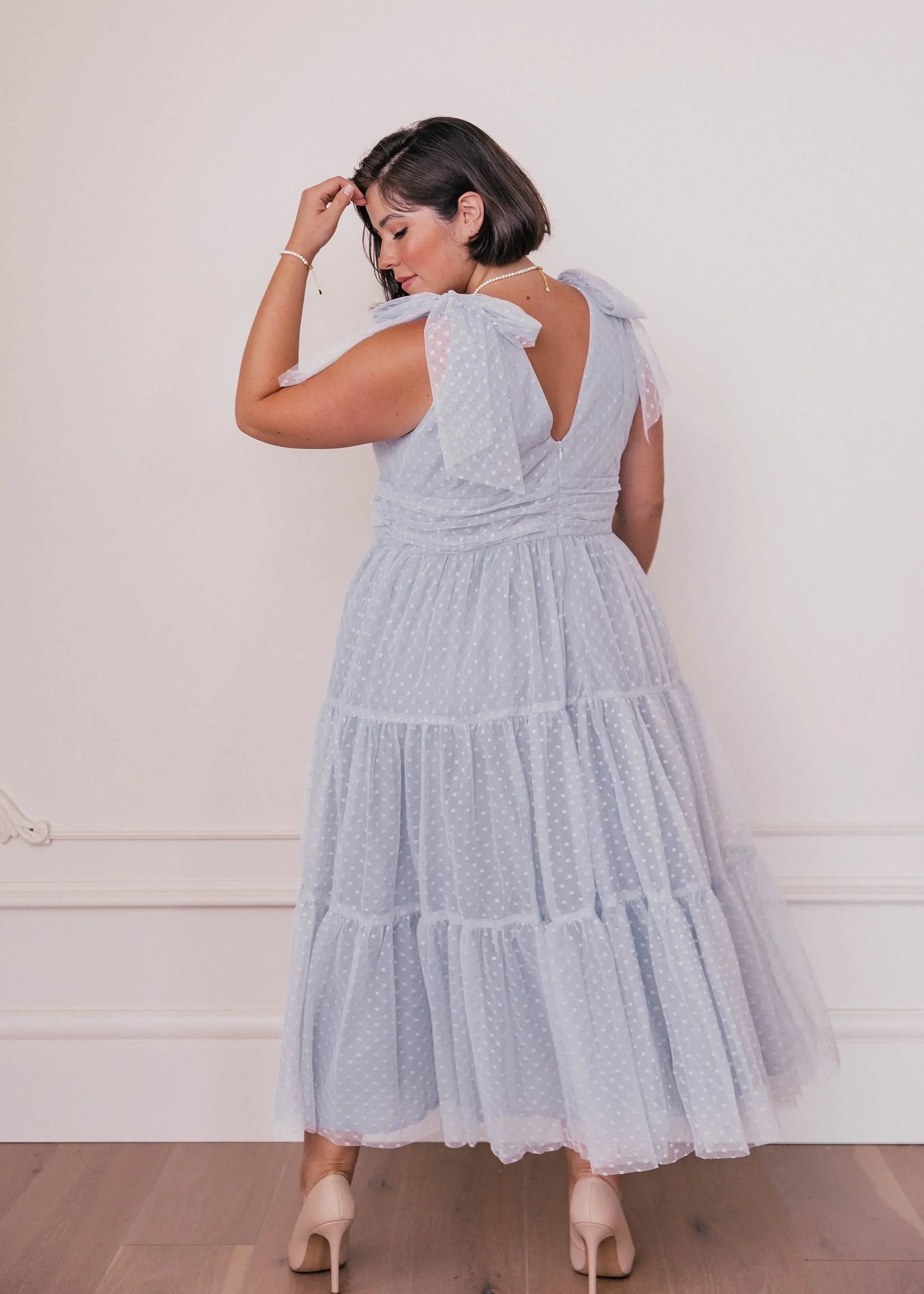 Jeanne Dress Dusty Blue