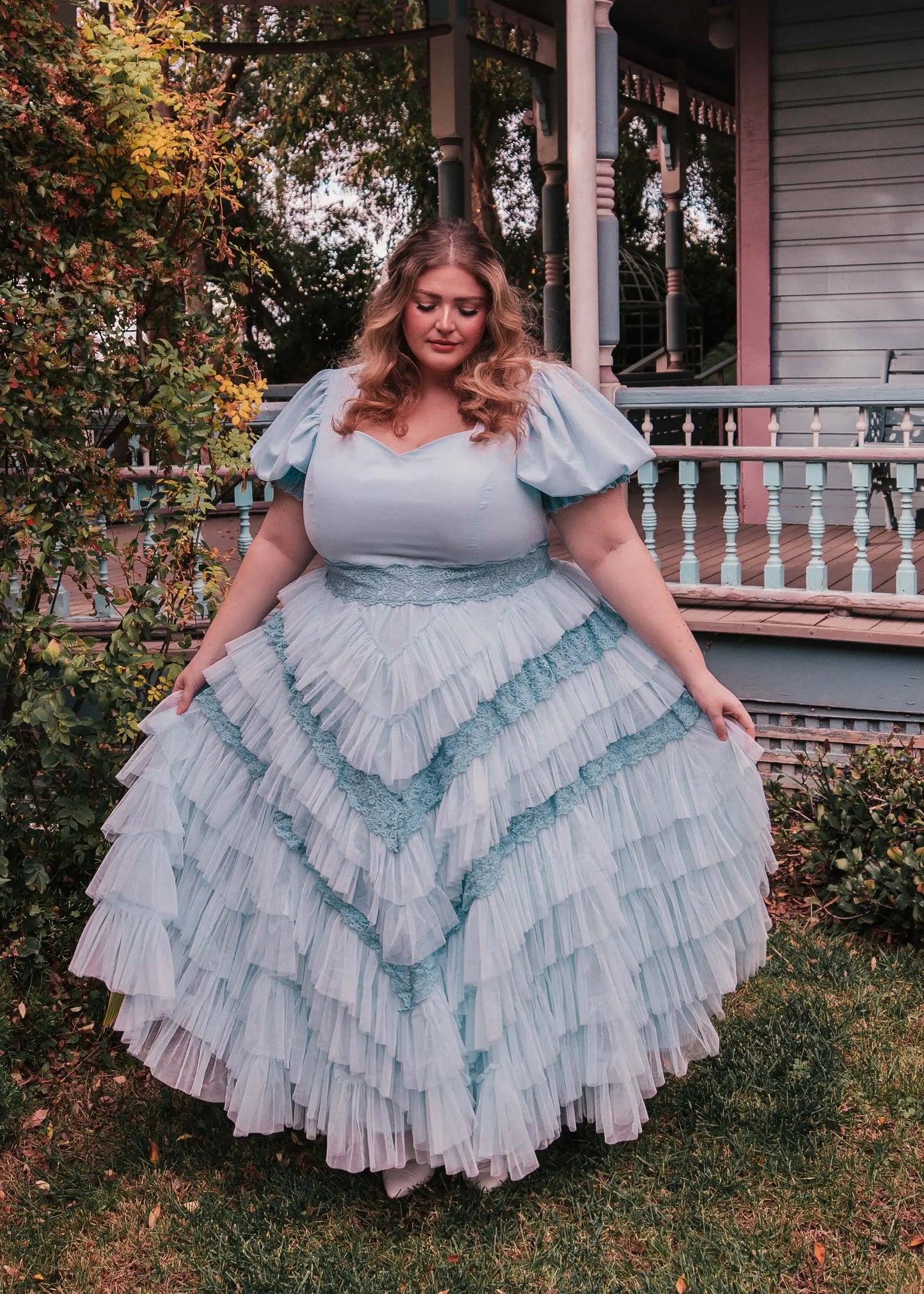 Thumbelina Dress Blue